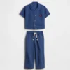 Outfit-Set aus Baumwollgaze für Baby & Kleinkind