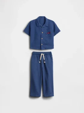 Outfit-Set aus Baumwollgaze für Baby & Kleinkind