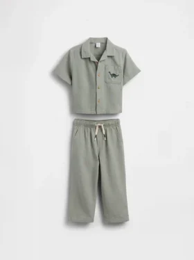 Outfit-Set aus Baumwollgaze für Baby & Kleinkind