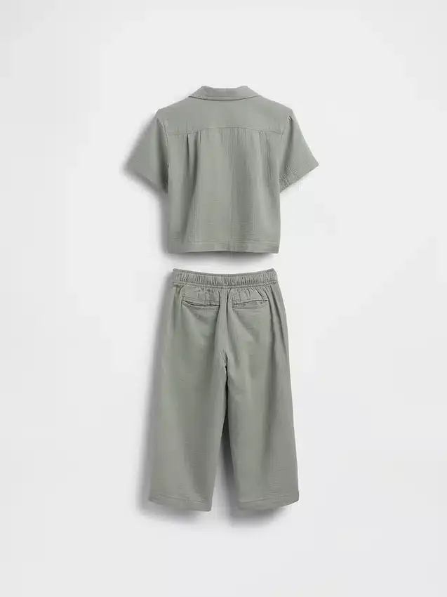 Outfit-Set aus Baumwollgaze für Baby & Kleinkind