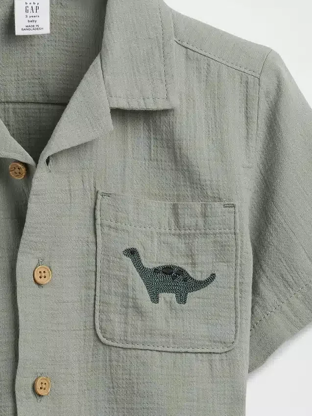 Outfit-Set aus Baumwollgaze für Baby & Kleinkind