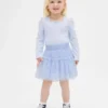Outfit-Set für Baby & Kleinkind aus Rippstrick und Tüll
