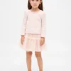 Outfit-Set für Baby & Kleinkind aus Rippstrick und Tüll