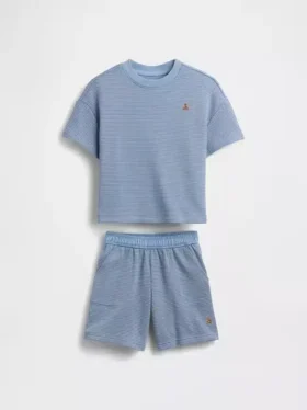 Outfit-Set für Baby & Kleinkind mit strukturierten Streifen
