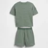 Outfit-Set für Baby & Kleinkind mit strukturierten Streifen