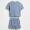 Outfit-Set für Baby & Kleinkind mit strukturierten Streifen