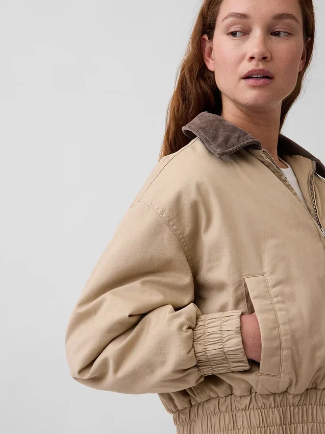 Oversize-Bomberjacke