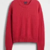 Oversize-Crop-Pullover aus 100 % Baumwolle