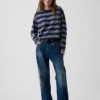 Oversize-Crop-T-Shirt aus Strick