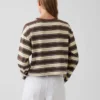 Oversize-Crop-T-Shirt aus Strick