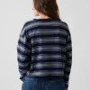Oversize-Crop-T-Shirt aus Strick