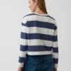 Oversize-Crop-T-Shirt aus Strick