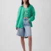 Oversize-Hemd aus 100 % Leinen