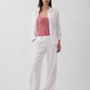 Oversize-Hemd aus 100 % Leinen
