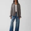 Oversize-Hemd aus 100 % Leinen