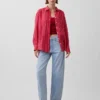 Oversize-Hemd aus 100 % Leinen