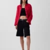 Oversize-Hemd aus 100 % Leinen