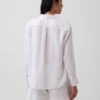 Oversize-Hemd aus 100 % Leinen