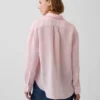 Oversize-Hemd aus 100 % Leinen