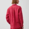 Oversize-Hemd aus 100 % Leinen
