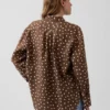Oversize-Hemd aus 100 % Leinen
