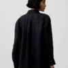 Oversize-Hemd aus 100 % Leinen
