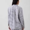 Oversize-Hemd aus 100 % Leinen
