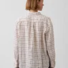 Oversize-Hemd aus 100 % Leinen