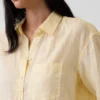 Oversize-Hemd aus 100 % Leinen