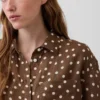 Oversize-Hemd aus 100 % Leinen