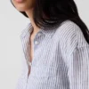 Oversize-Hemd aus 100 % Leinen