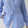 Oversize-Hemd aus 100 % Leinen