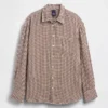Oversize-Hemd aus 100 % Leinen