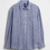 Oversize-Hemd aus 100 % Leinen