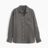 Oversize-Hemd aus 100 % Leinen