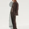 Oversize-Hemd aus 100 % Leinen