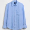 Oversize-Hemd aus 100 % Leinen
