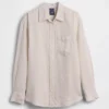 Oversize-Hemd aus 100 % Leinen