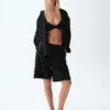 Oversize-Hemd aus 100 % Leinen