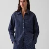 Oversize-Hemd aus Bio-Baumwollpopeline