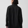 Oversize-Hemd aus Bio-Baumwollpopeline