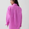 Oversize-Hemd aus Bio-Baumwollpopeline