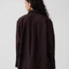 Oversize-Hemd aus Bio-Baumwollpopeline