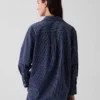 Oversize-Hemd aus Bio-Baumwollpopeline