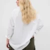 Oversize-Hemd aus Bio-Baumwollpopeline