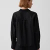 Oversize-Hemd aus Leinen-Baumwoll-Mischung