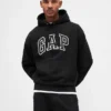 Oversize-Hoodie für Erwachsene aus extra schwerem French Terry mit großem Logo