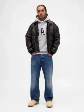 Oversize-Hoodie für Erwachsene aus extra schwerem French Terry mit großem Logo