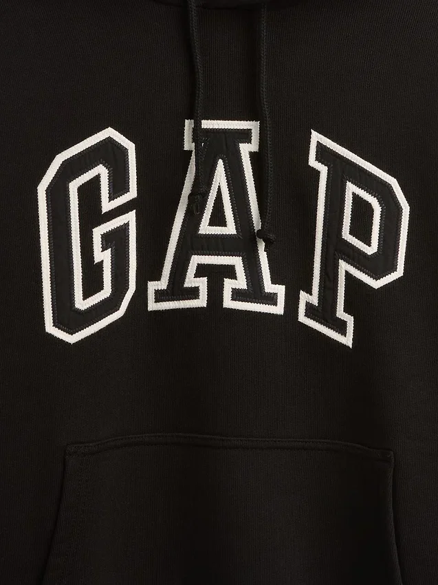 Oversize-Hoodie für Erwachsene aus extra schwerem French Terry mit großem Logo