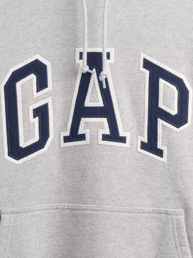 Oversize-Hoodie für Erwachsene aus extra schwerem French Terry mit großem Logo